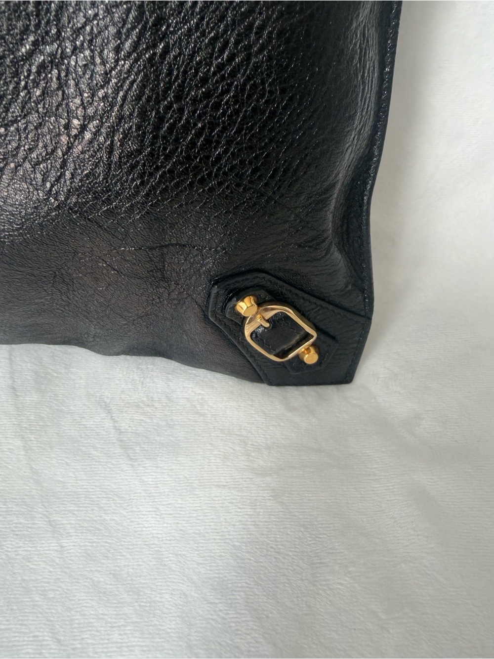Balenciaga 2015 Lambskin Motocross Large Flat Clutch Bag - Picture 4 of 10